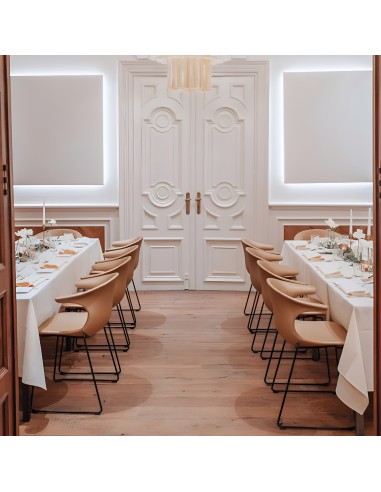 Chaises roses Loop Mono - moderne et coloré pour salle de réunion