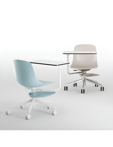 Chaises de formation modernes mobiles colorées - Pure Loop Edu