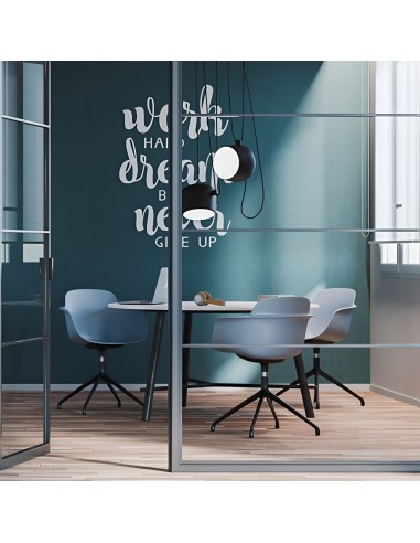 Chaise en plastique bleu et acier pour réunion, bureau - Sicla