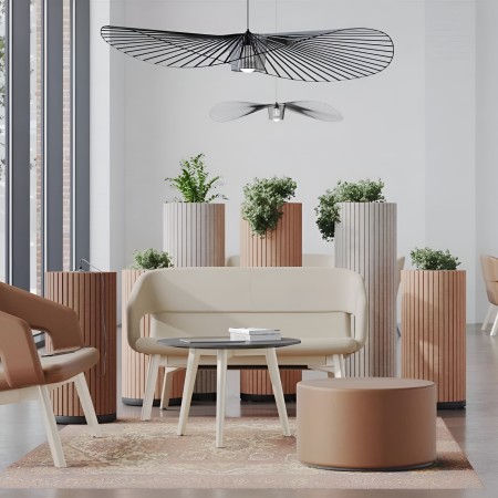 Colonnes acoustiques PARTHOS pour bureaux, espace vert attente