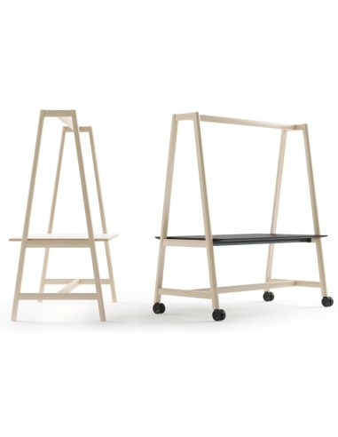 Table de réunion chaleureuse en bois Nova Wood Multifonctions modulable