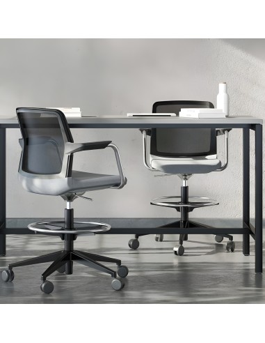 Table NOVA avec chaises hautes ergonomiques WIND