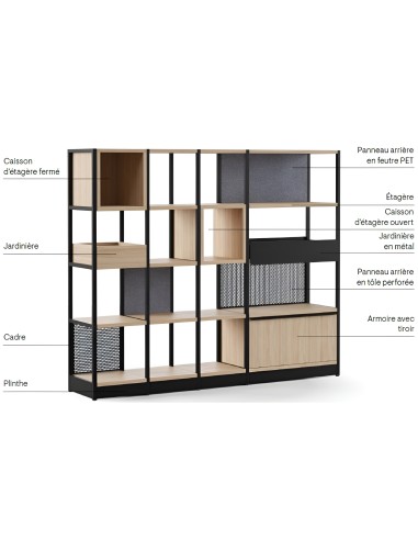 Etagère avec différentes options au choix COMBUS