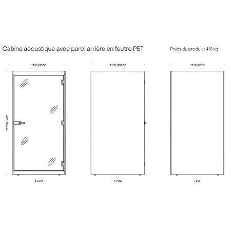 Cabine acoustique - espace confidentiel pour appels et visios – SONUS S