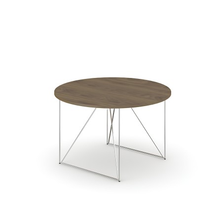 Table de réunion ronde AIR pour petites conférence de 6 personnes salle de pause