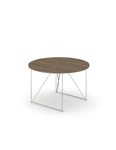 Table de réunion ronde AIR pour petites conférence de 6 personnes salle de pause