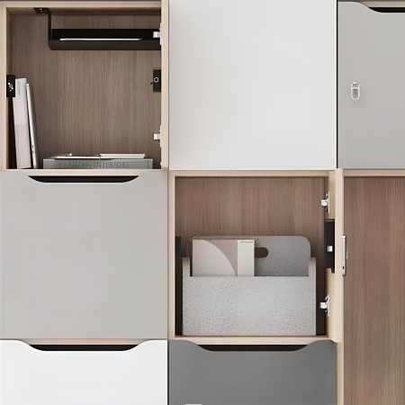 Casier modulaire CHOICE ouvert et fermés pour bureau