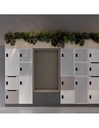 Casiers Choice avec penderie ouverte pour bureau et espaces d'attente pro