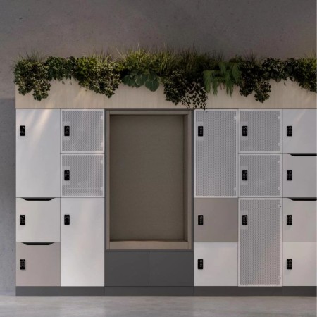 Casiers Choice avec penderie ouverte pour bureau et espaces d'attente pro