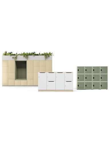 Casiers CHOICE modulaires avec serrure électronique – rangements bureau sécurisés