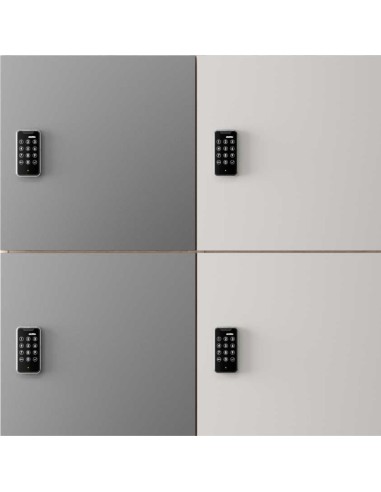 Coloris disponibles pour les casier CHOICE de bureau - gris clair et foncé