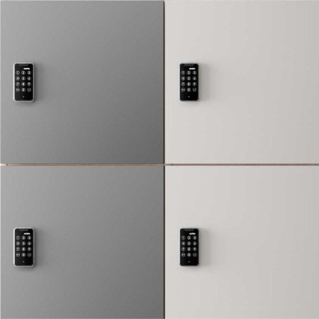 Coloris disponibles pour les casier CHOICE de bureau - gris clair et foncé