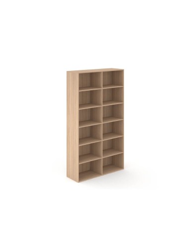 Bibliothèque avec plusieurs cubes de rangements ouverts, design en bois CHOICE