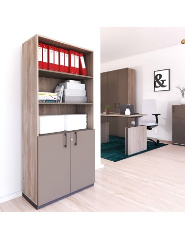 Armoire de rangement avec étagère ouverte pour espace pro et privé CHOICE