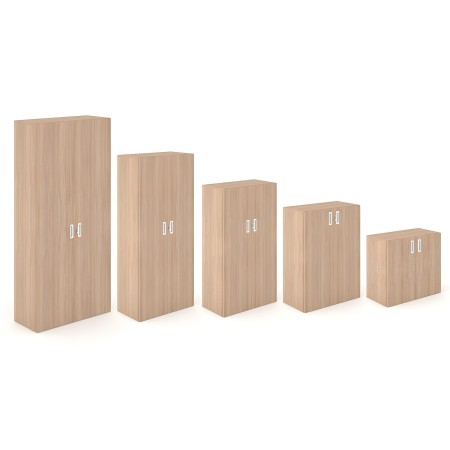 Armoire bois avec portes battantes et serrure - CHOICE 2