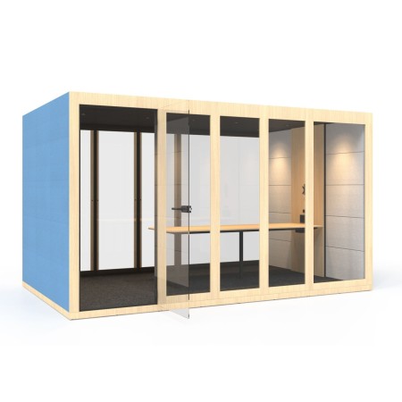 Cabine acoustique 8 personnes pour bureau – SILENT ROOM XL