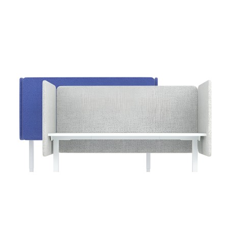 Écran acoustique de bureau DESK 760 H76 cm avec panneaux latéraux élargis