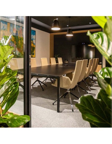 Siège North Cape installé dans un espace lounge végétalisé et lumineux – North Cape