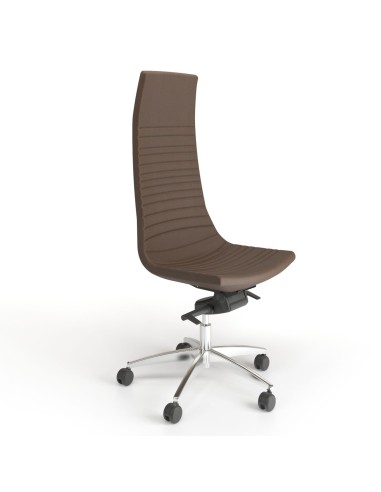 Chaise de direction North Cape en cuir sans accoudoirs