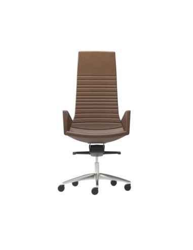 Siège en cuir pour bureau de direction sur fond blanc North Cape