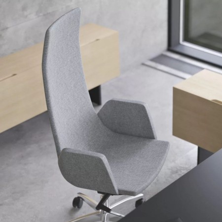 Fauteuil de direction en tissu avec accoudoirs - NORTH CAPE 2