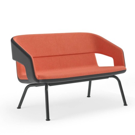 Canapé lounge avec piètement métal 2 places – TWIST&SIT Soft