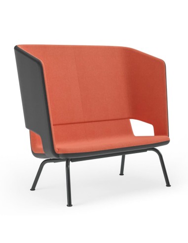 Canapé lounge 2 places avec dossier enveloppant – TWIST&SIT Soft