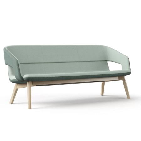 Canapé lounge 3 places piètement bois – TWIST&SIT Soft