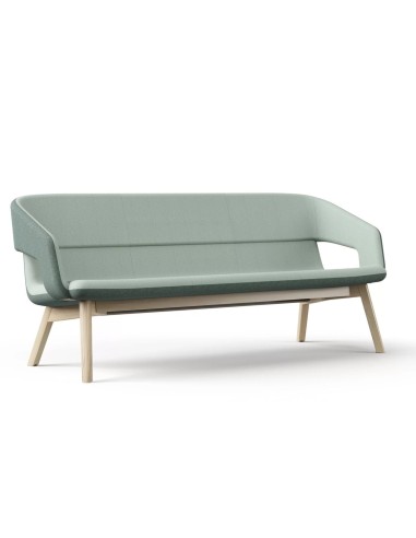 Canapé lounge 3 places piètement bois – TWIST&SIT Soft