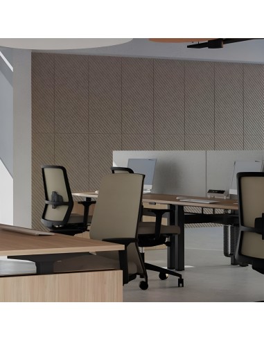 Décoration murale acoustique modulaire en feutre recyclé Acoustic Artwork