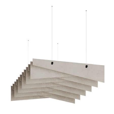 Baffles Acoustic Artwork en feutre PET insonorisation bureau et travail