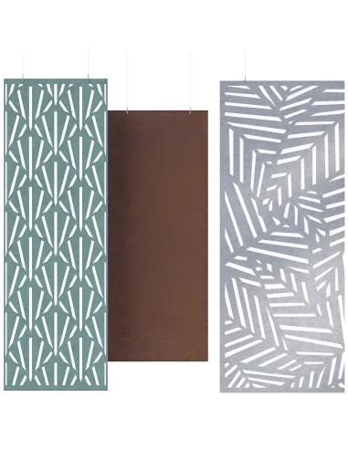 3 types de d'ajourages pour les panneaux acoustiques ARTWORK