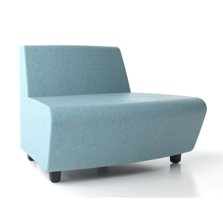 Chaise de salon incurvé avec dossier