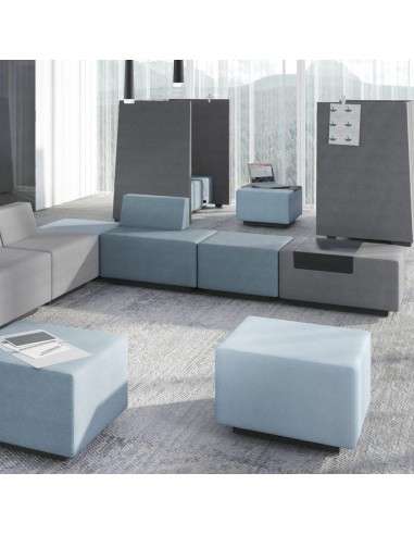 Espace de coworking banquette avec système modulaire JAZZ CHILL OUT
