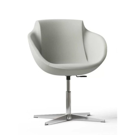 Modèle Tula finition gris clair sur base étoile fixe en métal – Tula