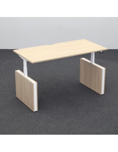 Bureau électrique MOTION avec pieds panneaux assis debout