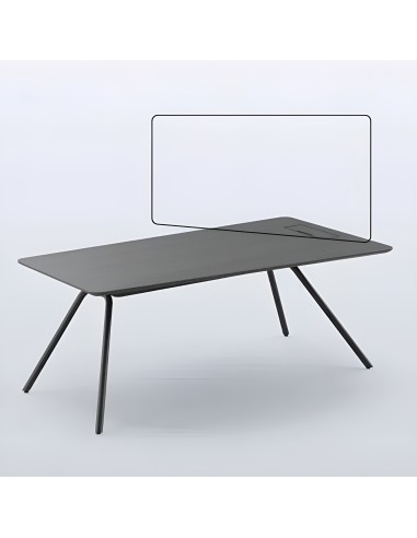 Bureau avec l'un des côtés du plateau rétrécis ARQUS