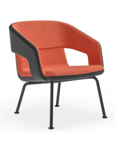 Plusieurs chaise lounge dossier bas rembourrée – TWIST&SIT Soft