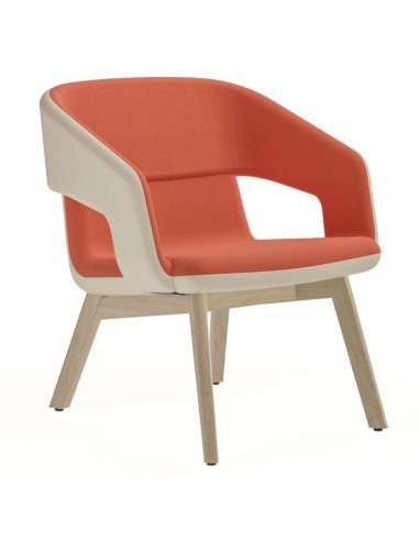 Fauteuil pivotant lounge sur base étoile fixe – TWIST&SIT Soft