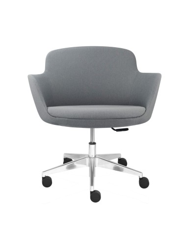 Chaise de bureau avec accoudoirs confortable sur roulettes réglable DANAE