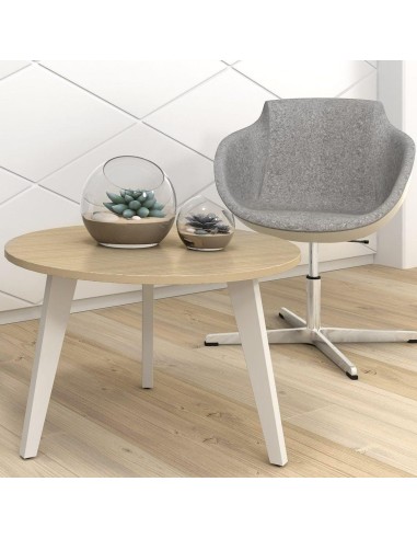 Salle d'accueil avec chaises design TULA en tissu