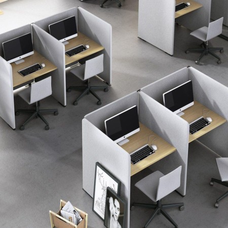 Chaise de bureau ergonomique jaune pour poste individuel – Moon