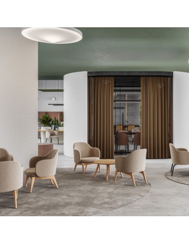 Fauteuils Flos Lounge disposés dans un salon élégant avec table basse – Flos Lounge