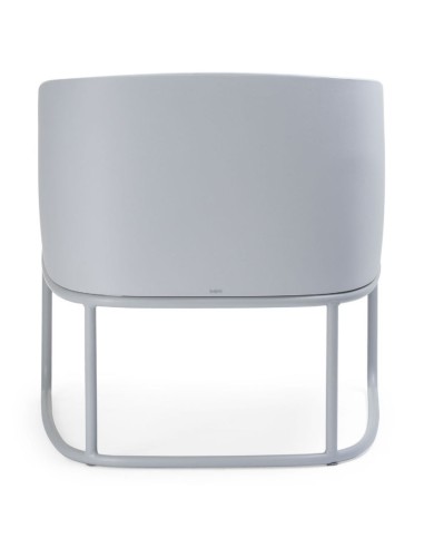 Fauteuil Gummy Bear en plastique recyclé blanc, vue latérale rapprochée – Gummy Bear