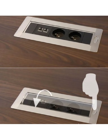 Option possible : mediabox avec prises intégrées