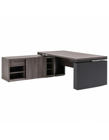 Bureau de direction assis-debout design dans pièce lumineuse