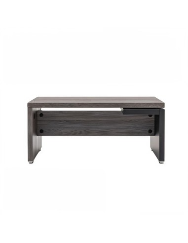 Table basse rectangulaire en bois foncé