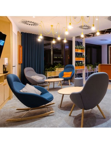 Fauteuil Vieni lounge en duo, ambiance chaleureuse – Vieni