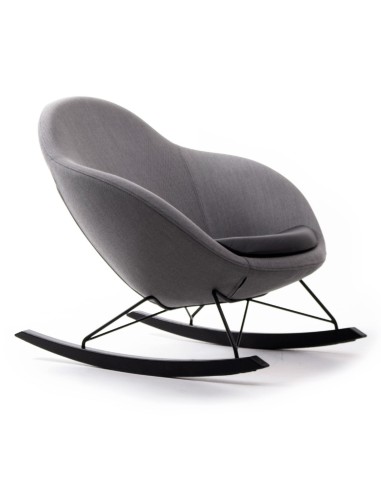 Vieni gris clair, fauteuil lounge design – Vieni