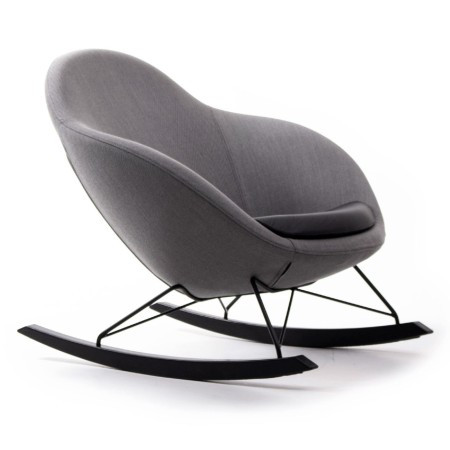Vieni gris clair, fauteuil lounge design – Vieni
